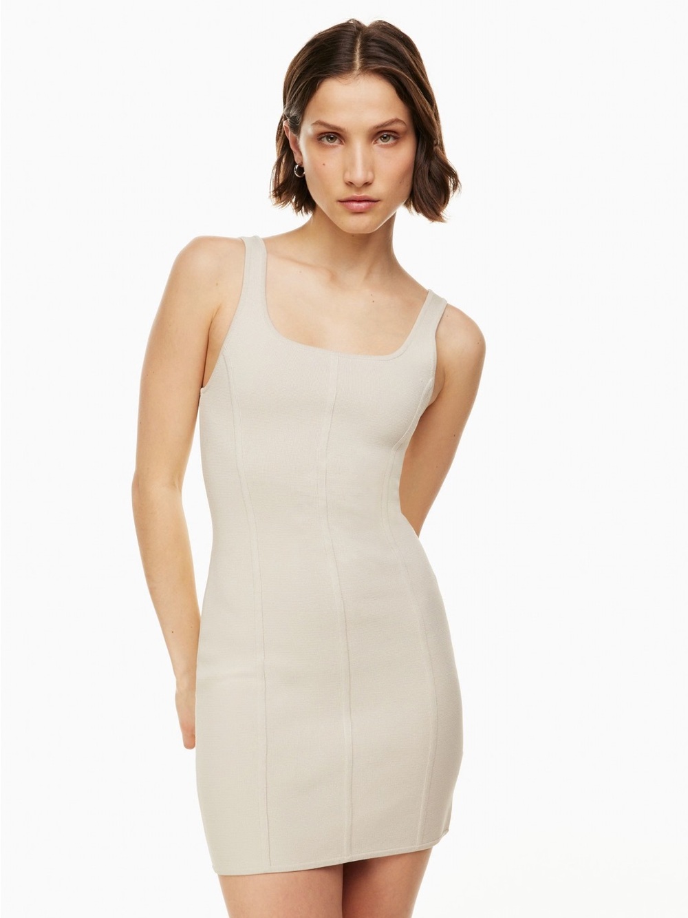 Babaton Sculpt Knit Bustier Dress Size Medium